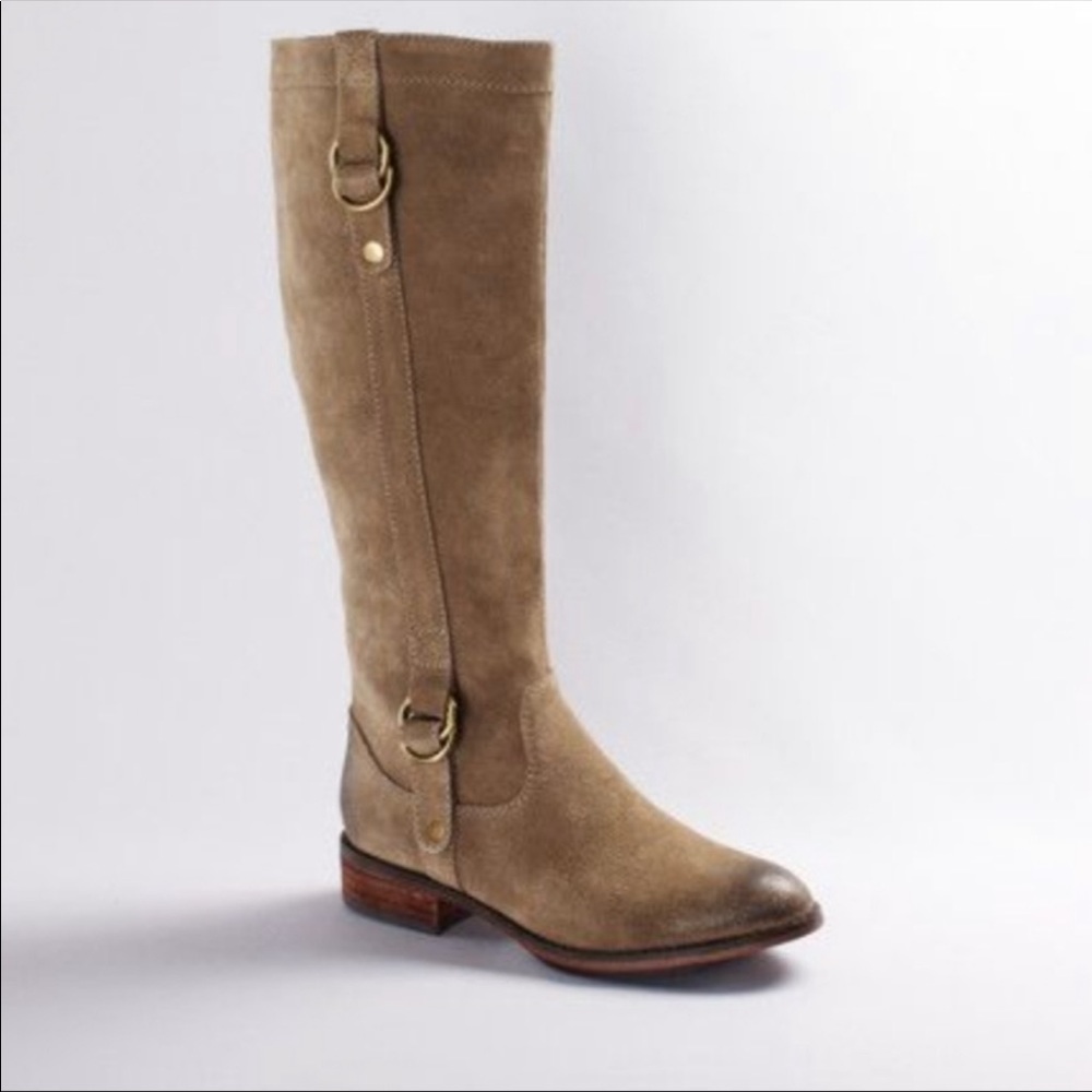 LOFT Suede Tall Riding Boot Size 7.5